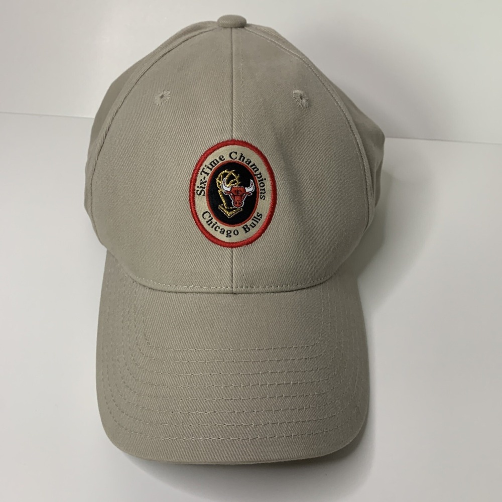 Vintage American Needle Chicago Bulls Six Time Champions Official NBA Hat‎